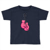 boxing gloves breast cancer Toddler T-shirt
