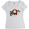 Totoro Japan Cherry Women's Triblend Scoop T-shirt