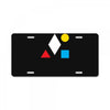 clean bandit shapes geometric License Plate