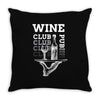 Wine Club Throw Pillow
