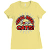 real men love cats (3) Ladies Fitted T-Shirt