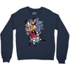 space monkey Crewneck Sweatshirt