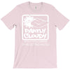 partly cloudy 100% getting wasted gift drugs drinking pissed bong fuun T-Shirt