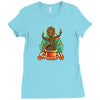 groovy groot Ladies Fitted T-Shirt