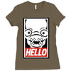 follow me Ladies Fitted T-Shirt
