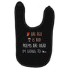 are red is red Baby Bibs
