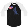 Patriotic T-Rex 3/4 Sleeve Shirt