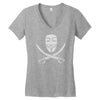 mask of modern mutiny Women's V-Neck T-Shirt