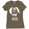 chewbecca star wars ciube chewbacca film cinema&amp;tv Ladies Fitted T-Shirt