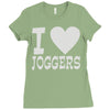 i love jogging Ladies Fitted T-Shirt