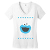 no cookies for santa Women's V-Neck T-Shirt