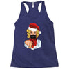 pop art christmas Racerback Tank