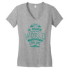 explore Women's V-Neck T-Shirt