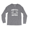 This Guy Loves His Wife Long Sleeve Shirts