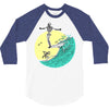 surf nose 3/4 Sleeve Shirt
