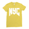 nyc new york city Ladies Fitted T-Shirt