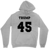 Trump 45 jersey number Unisex Hoodie