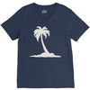 palm tree V-Neck Tee