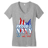 navy dad Women's V-Neck T-Shirt