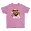 Girl Power White Write Youth Tee