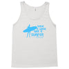 surf board surfer australia save a wave ride a surfer ocean Tank Top