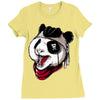 panda pirate Ladies Fitted T-Shirt