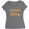monster ghost Women's Triblend Scoop T-shirt
