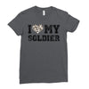 i love my soldier hunter camouflage Ladies Fitted T-Shirt
