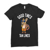 good times tan lines Ladies Fitted T-Shirt