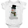 christmas snowman Baby Onesie