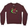 pink punk wolf Crewneck Sweatshirt