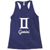 gemini zidiac Racerback Tank