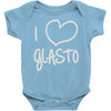 i love glasto Baby Onesie