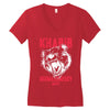 khabib nurmagomedov bear strong Women's V-Neck T-Shirt