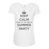 summer party Maternity Scoop Neck T-shirt