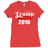 trump for president election 2016 Ladies Fitted T-Shirt