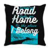 Country Road (f149) Throw Pillow