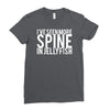 i've seen more spine in jellyfish Ladies Fitted T-Shirt