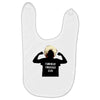 khabib nurmagomedov silouhette Baby Bibs