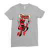 deadpool time Ladies Fitted T-Shirt