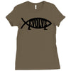 evolve t shirt small funny evolution science atheist darwin atheism fi Ladies Fitted T-Shirt