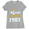 kings are born in 1983 Ladies Fitted T-Shirt