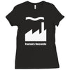 factory records Ladies Fitted T-Shirt