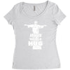 jesus wants a hug Women's Triblend Scoop T-shirt