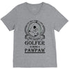 Golfer Pawpaw V-Neck Tee