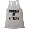 mother of kittens Racerback Tank