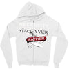 necessity is the mother Zipper Hoodie