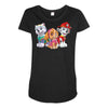animal funny Maternity Scoop Neck T-shirt