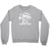 all i caught was this crappie fish Crewneck Sweatshirt