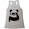 panda bear Racerback Tank